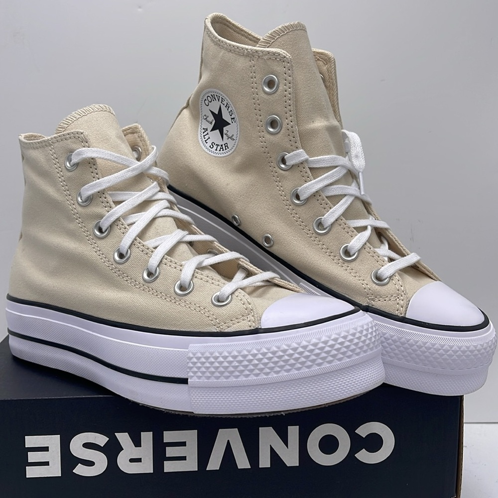 Converse WMNS Cream High-Top Platform Sneakers A08214F
CTAS LIFT HI
NATURAL IVOR - Picture 4 of 16